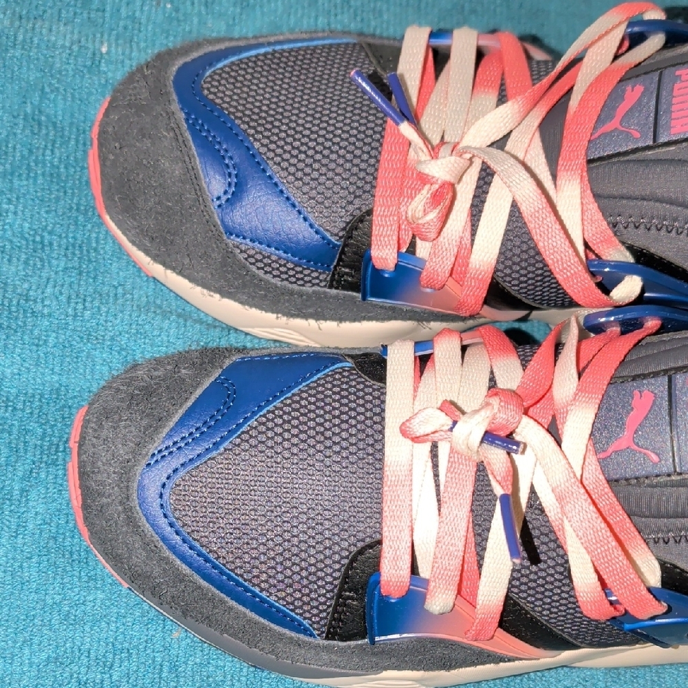 PUMA Blaze Of Glory Psychedelics Lace Up Sneakers Men's 9.5 New - Picture 2 of 11